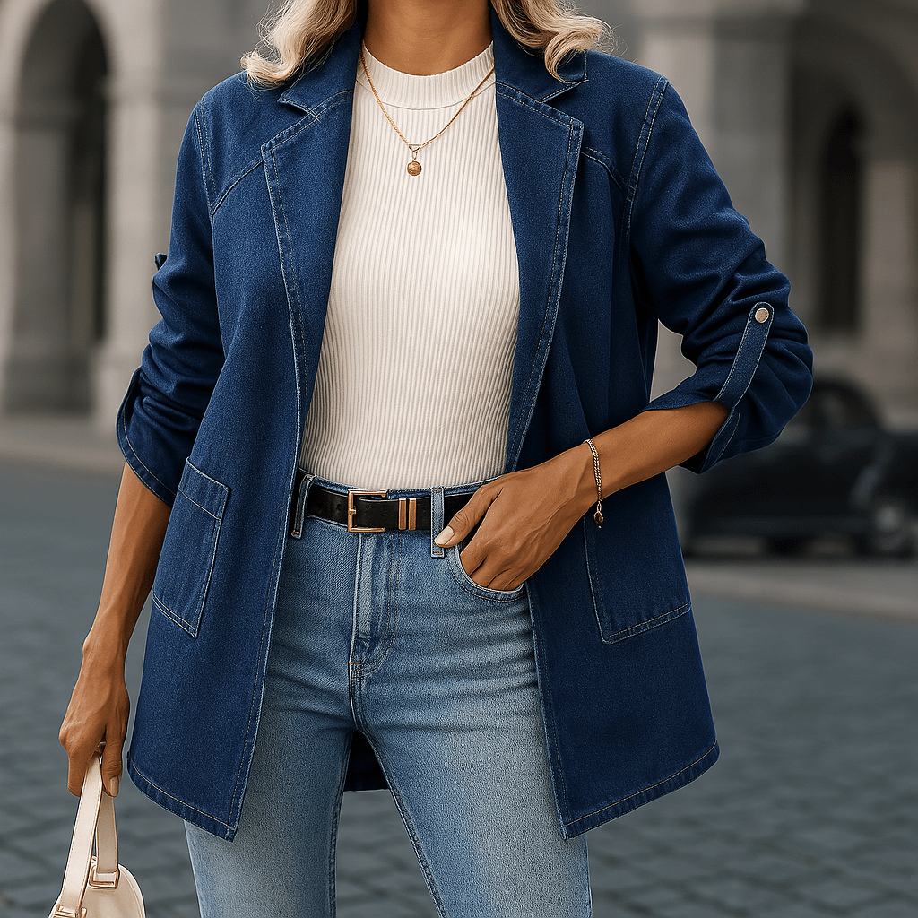 Jaqueta Jeans Feminina Amanda