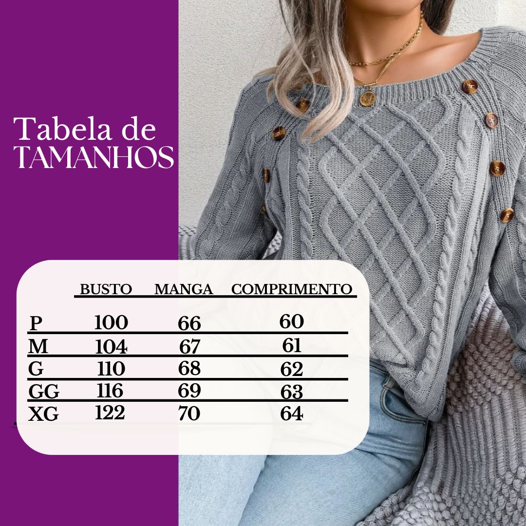 Suéter Feminino Tricot