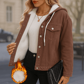 Jaqueta Jeans Feminina Forrada Julia