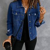 Jaqueta Feminina Jeans Jaiane