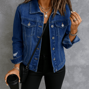 Jaqueta Feminina Jeans Jaiane